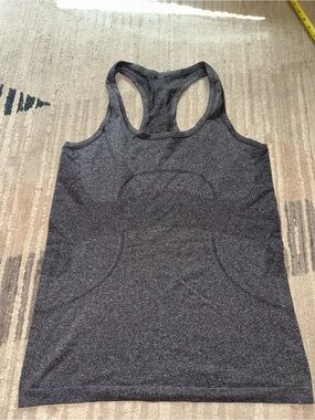 lululemon athletica Charcoal Gray Racerback Tank Size 8